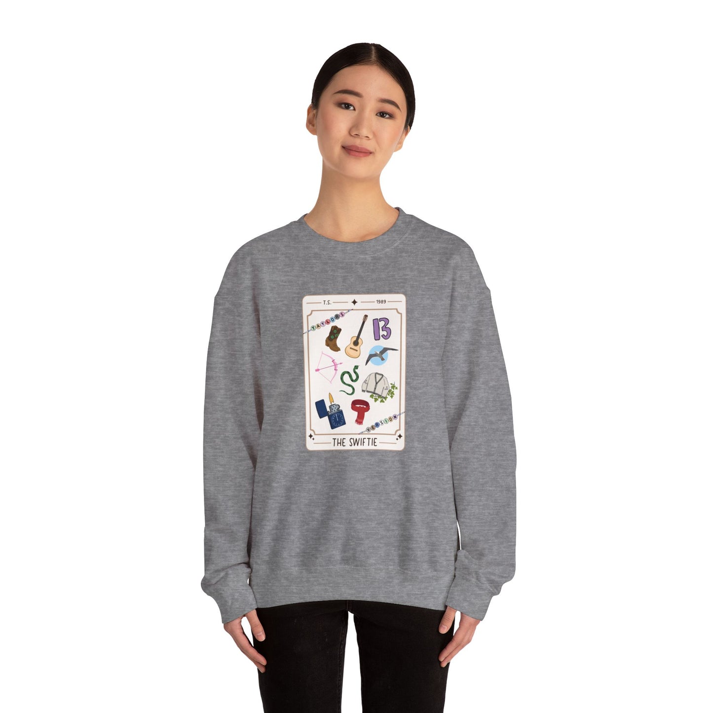 "The Swiftie" Tarot Card Soft Crewneck Sweatshirt