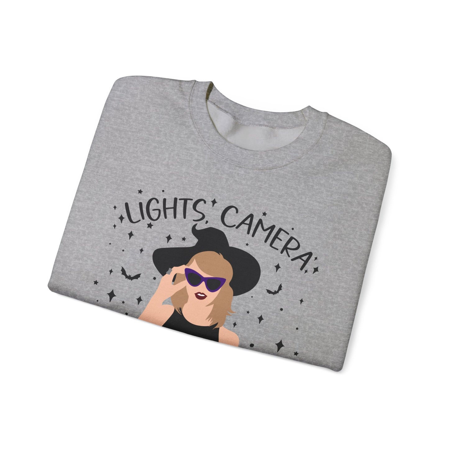 Lights, Camera, Witch, Smile! Soft Crewneck Sweatshirt