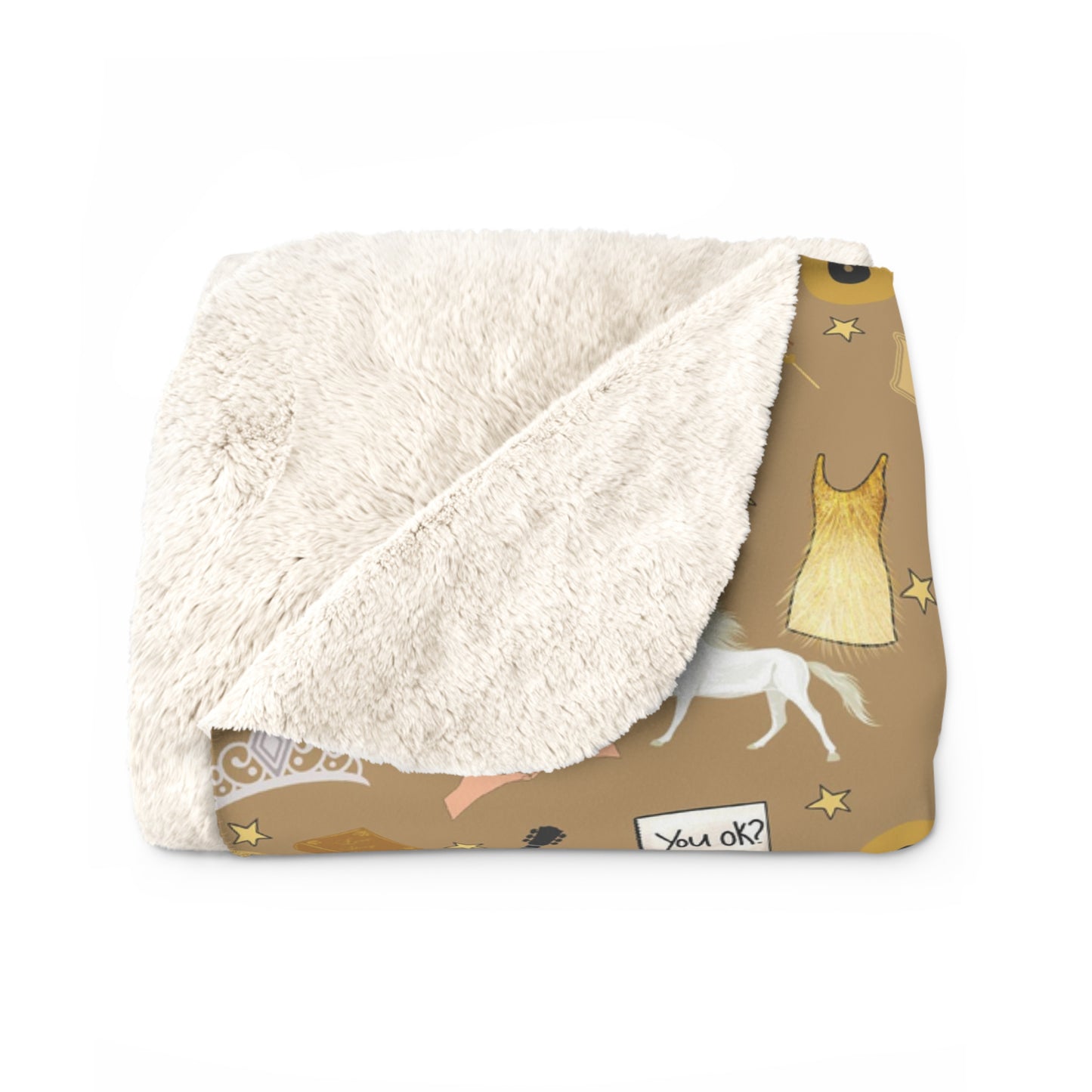 Love Story Sherpa Fleece Blanket