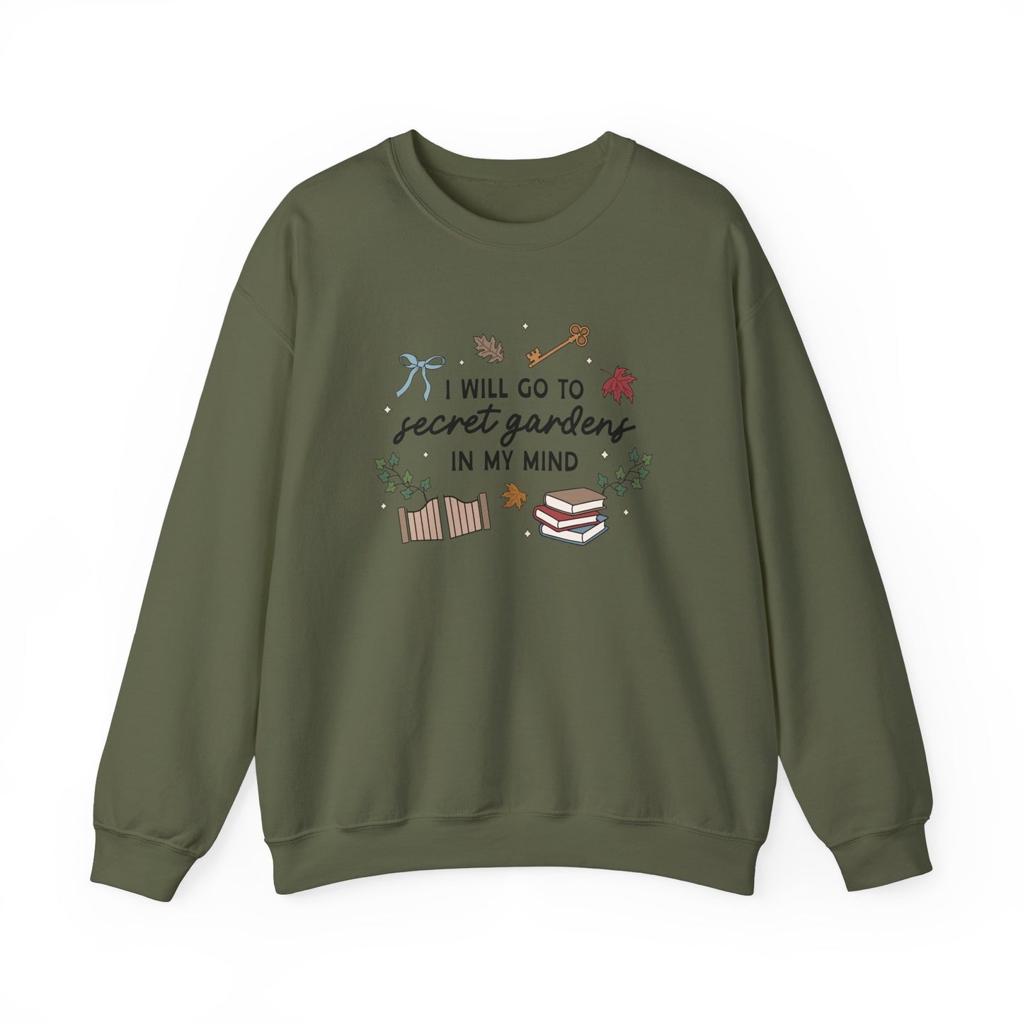 Secret Gardens in My Mind Soft Crewneck Sweatshirt