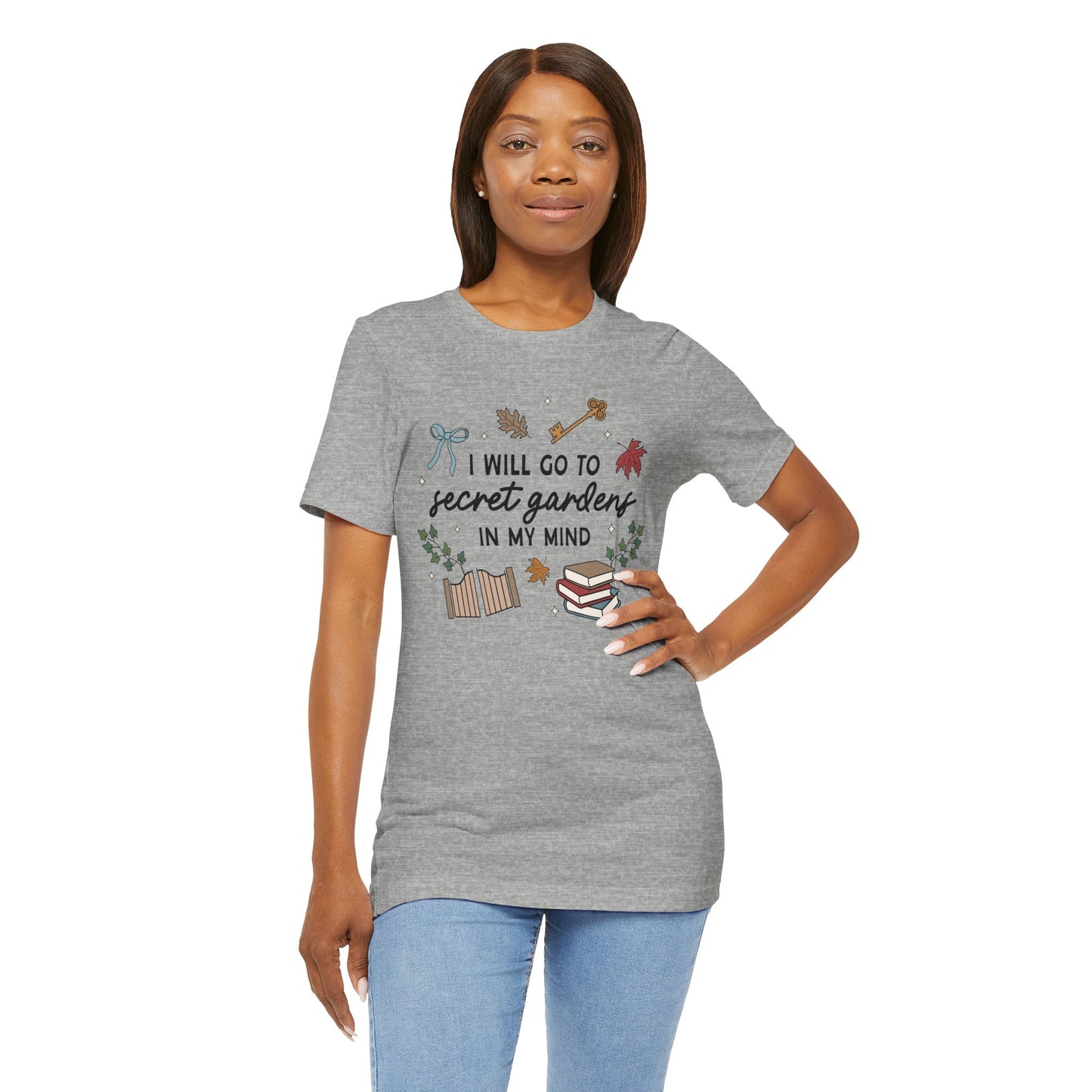 Secret Gardens In My Mind Unisex Jersey Short Sleeve Tee