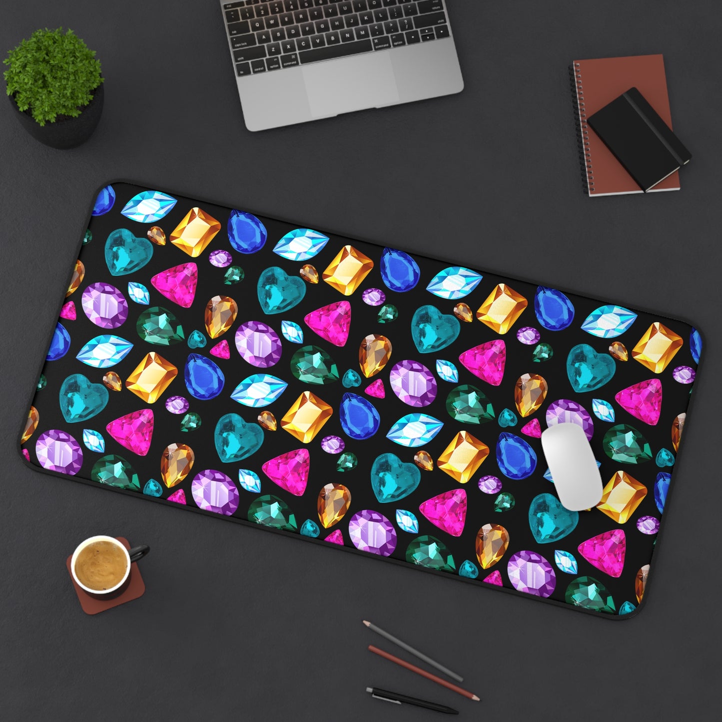 Bejeweled Desk Mat