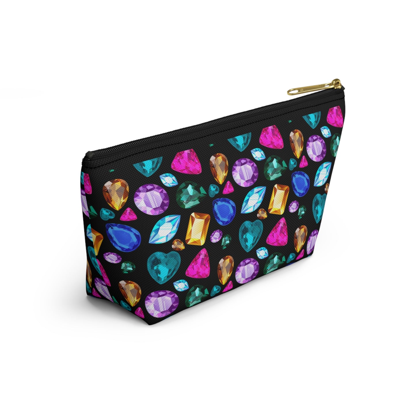 Bejeweled Accessory Pouch - Black