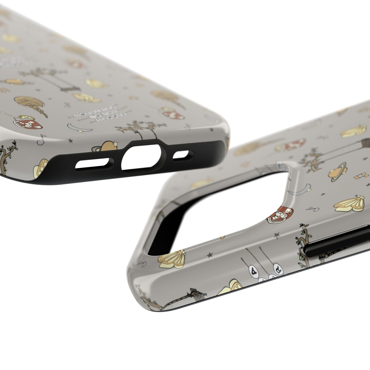 Moon and Saturn Tough Phone Case