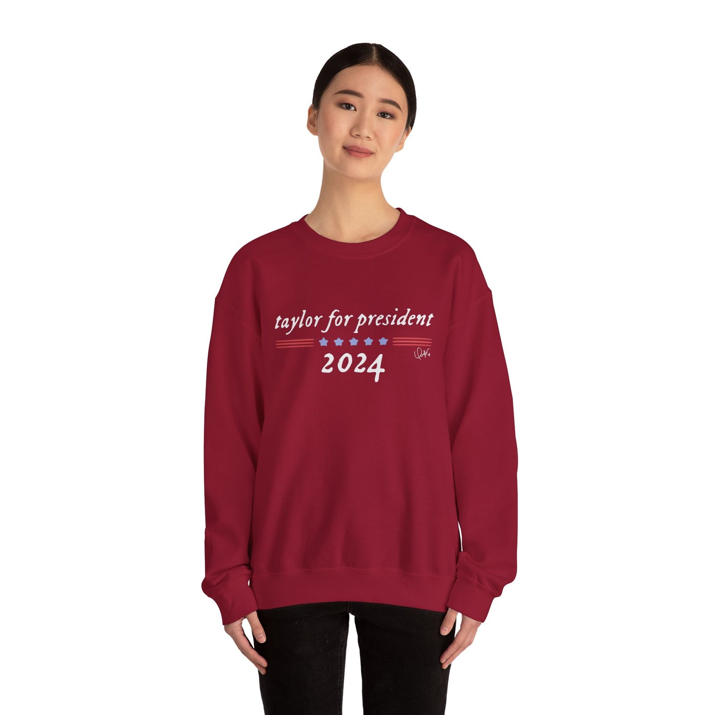 Taylor for President Soft Crewneck Sweatshirt