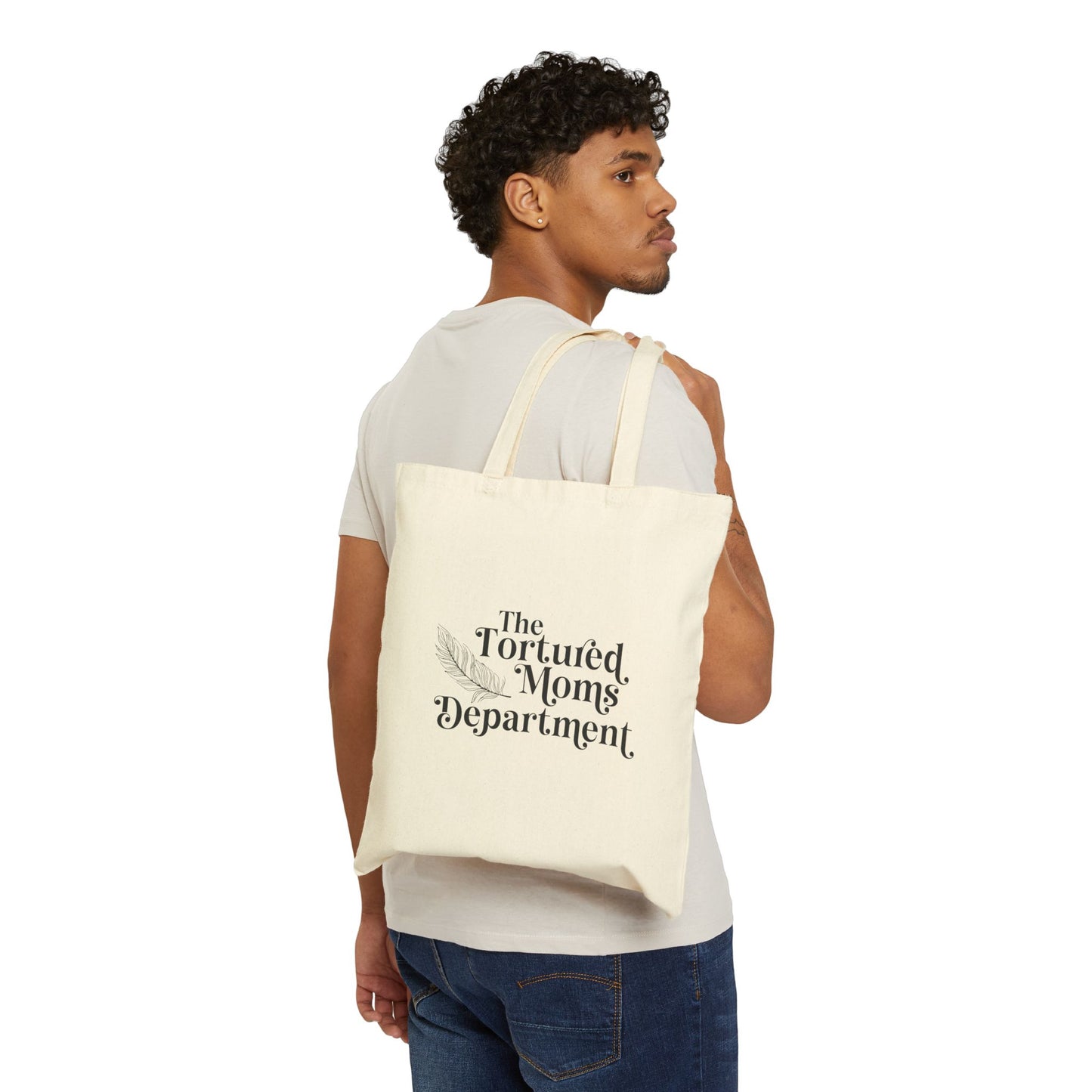 The Tortured Moms Department Cotton Canvas Tote Bag