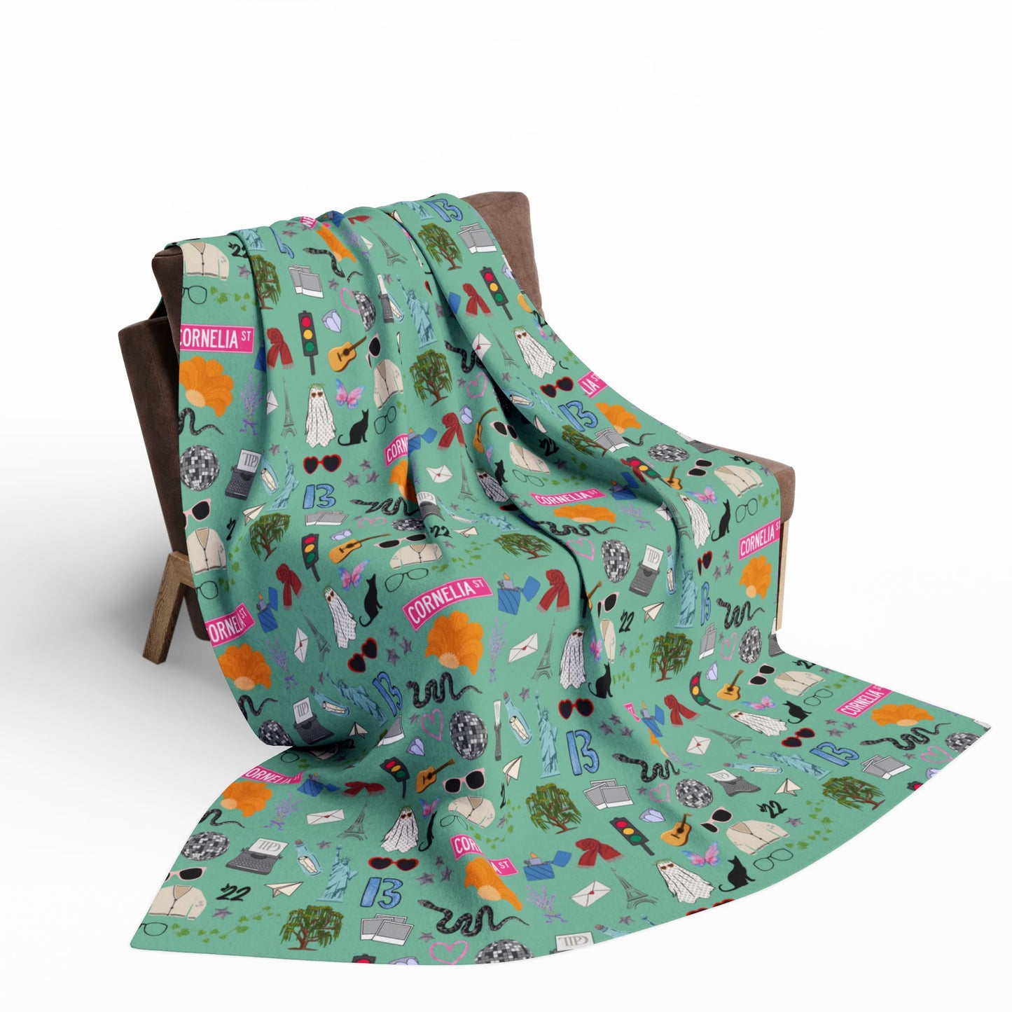 Iconic Eras Arctic Fleece Blanket - Showgirl Green