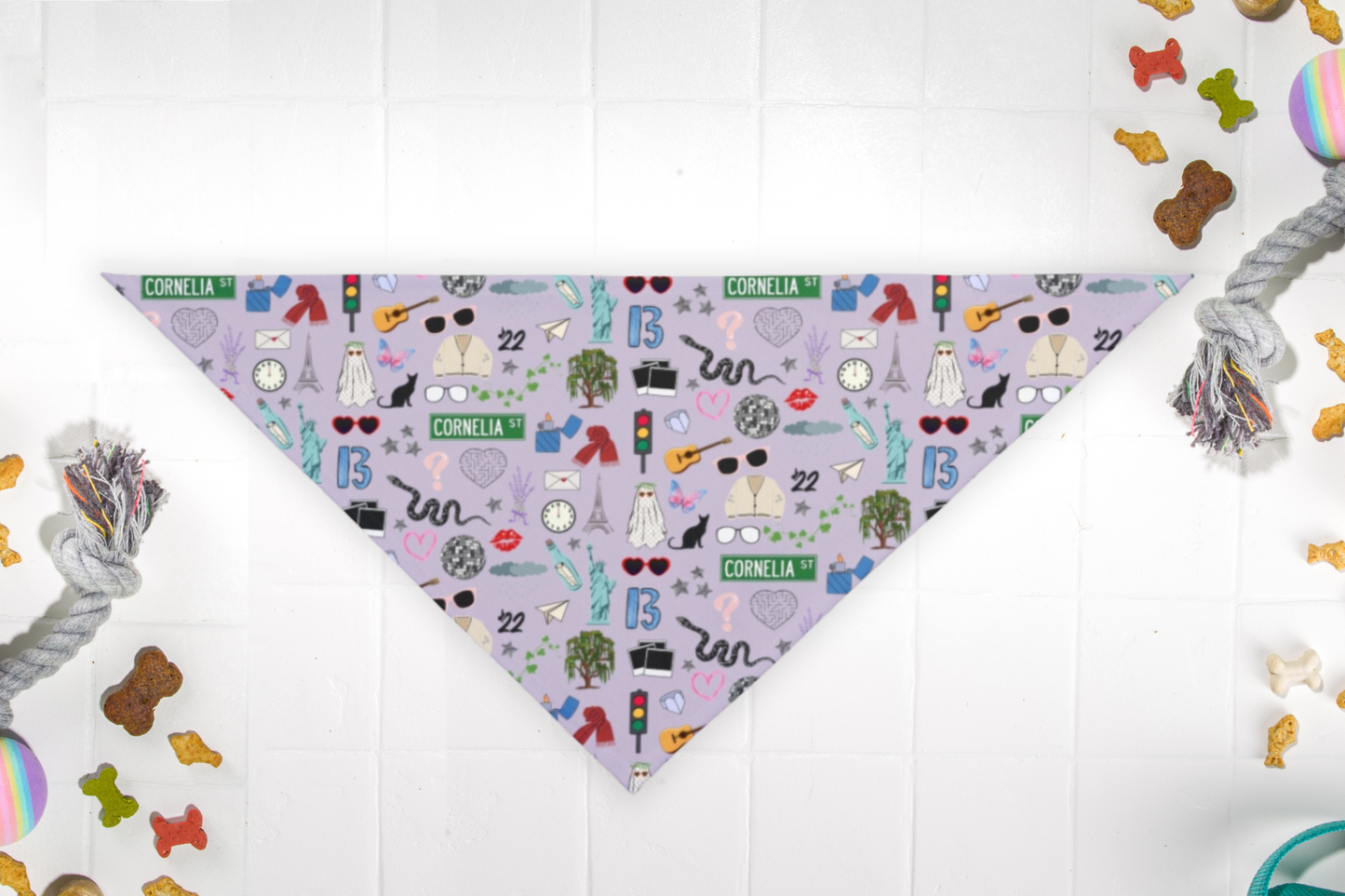 Iconic Eras Pet Bandana - Lavender Haze