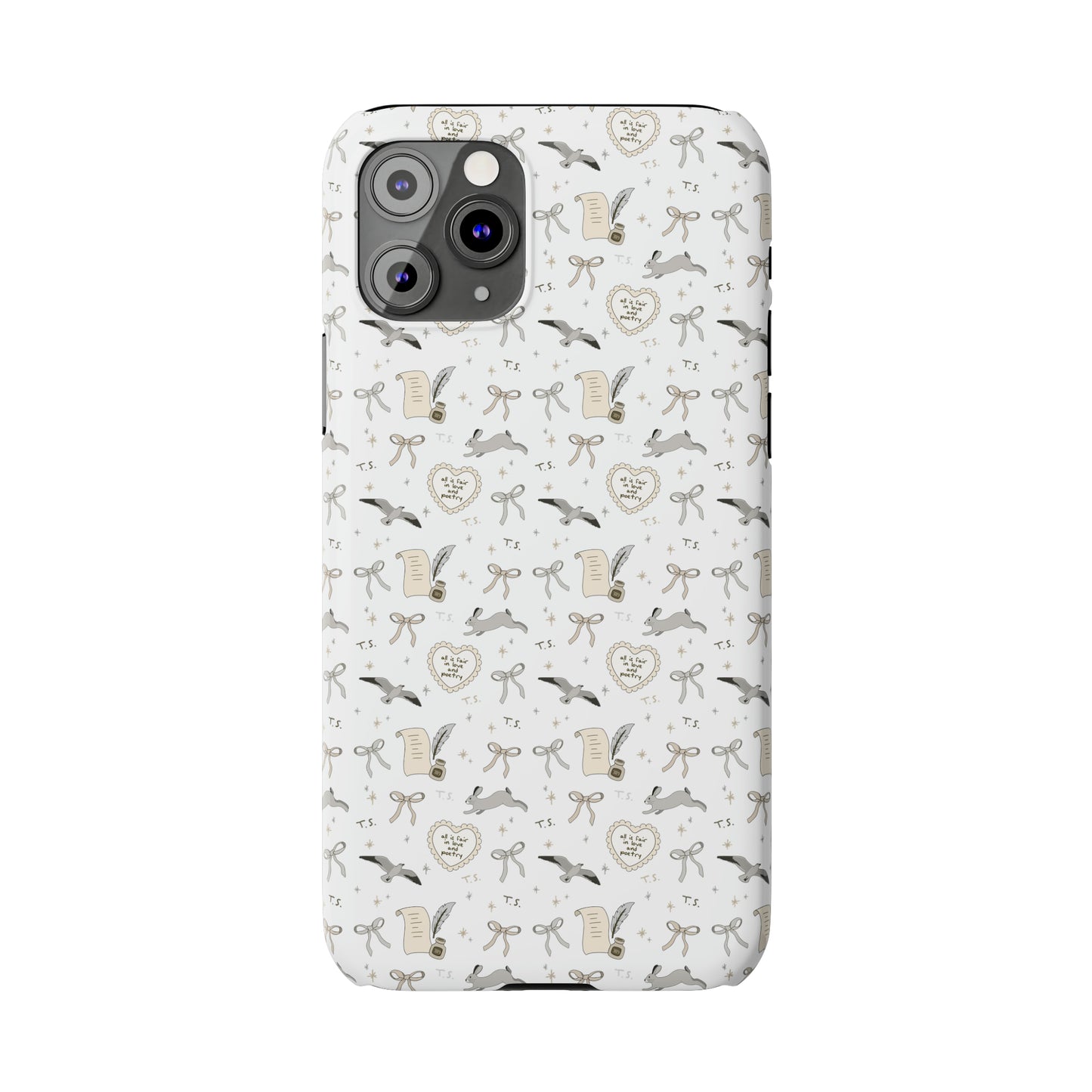 Love and Poetry Slim Phone Case