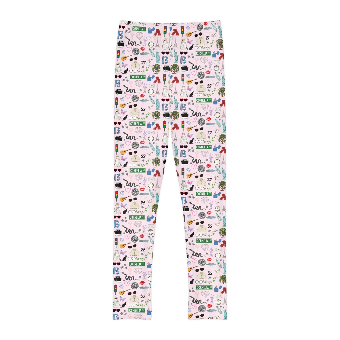 Iconic Eras Youth Leggings - Lover Pink