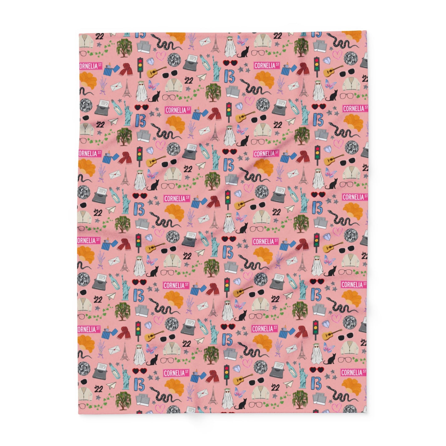 Iconic Eras Arctic Fleece Blanket - Showgirl Rouge