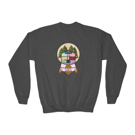 Lover Snowglobe Youth Crewneck Sweatshirt