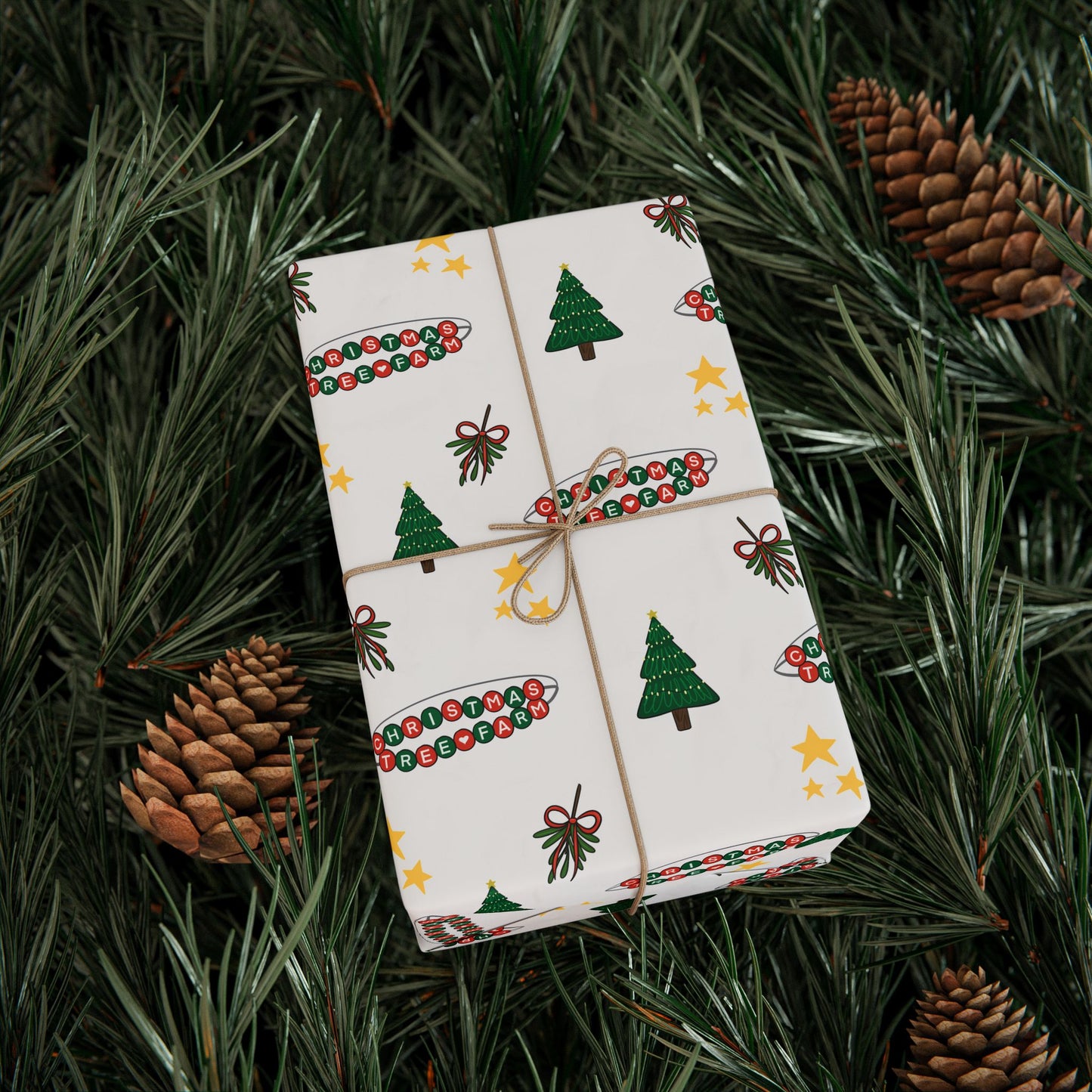 Christmas Tree Farm Wrapping Paper