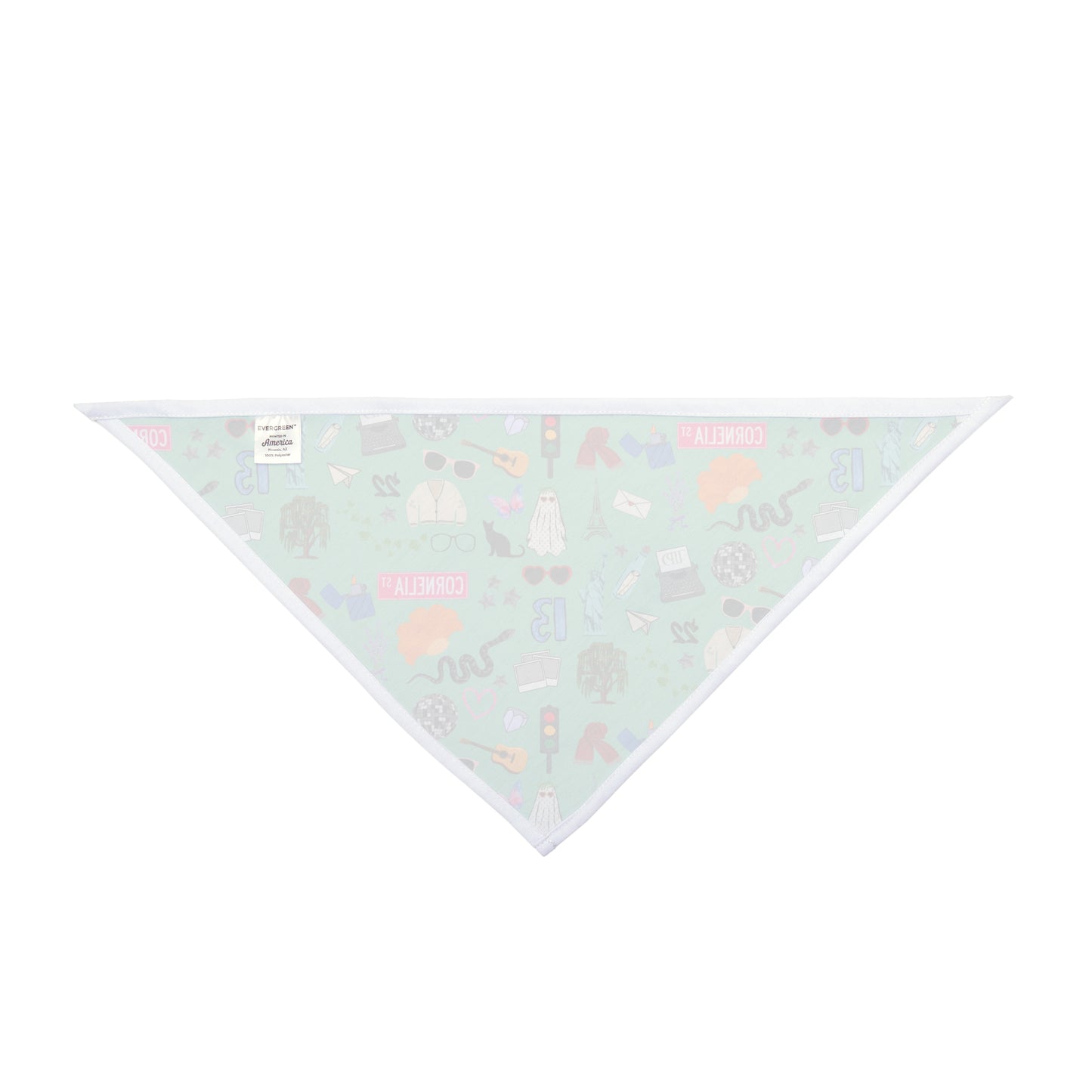 Iconic Eras Dog Bandana - Showgirl Green