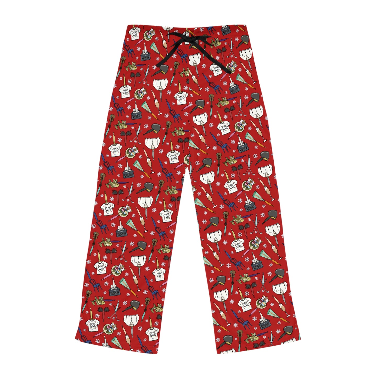 TS Holiday Ornaments Women's Pajama Pants - Swiftmas Red