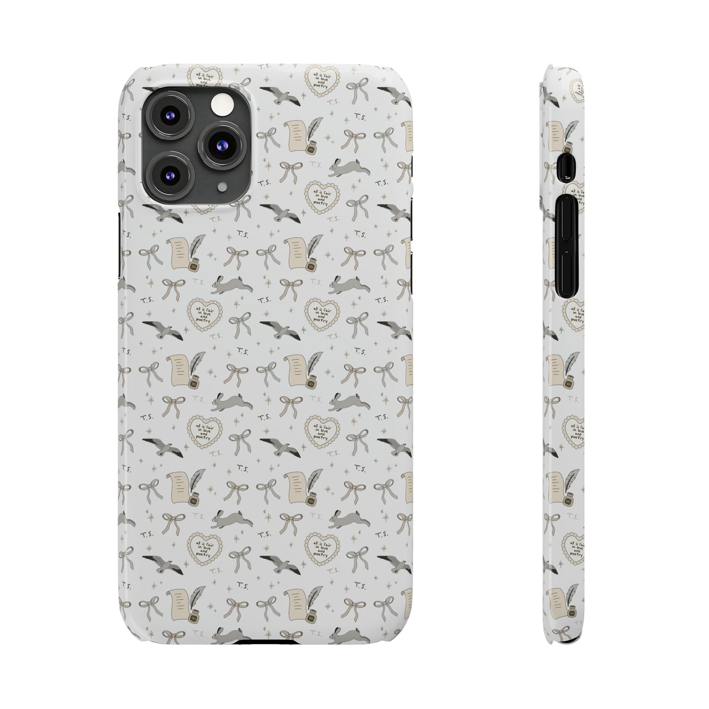 Love and Poetry Slim Phone Case