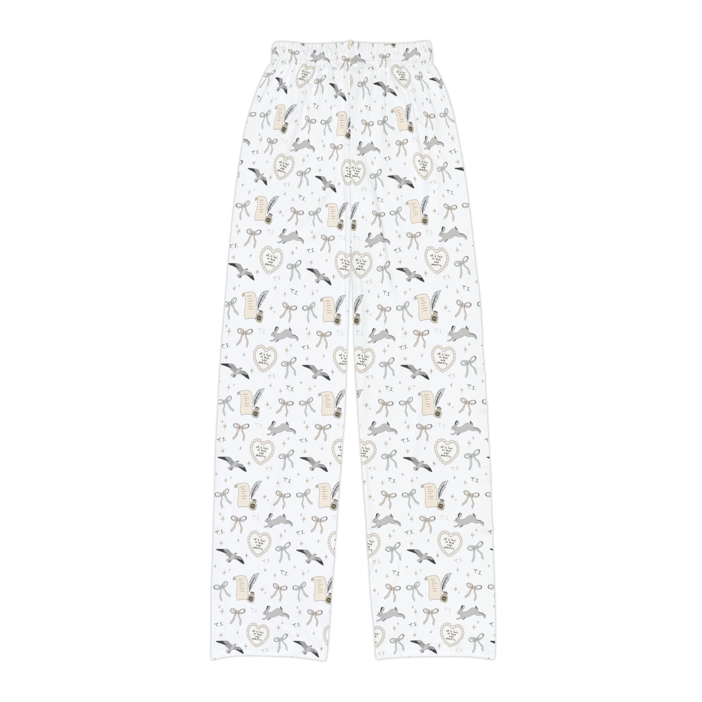 Love and Poetry Kids Pajama Pants