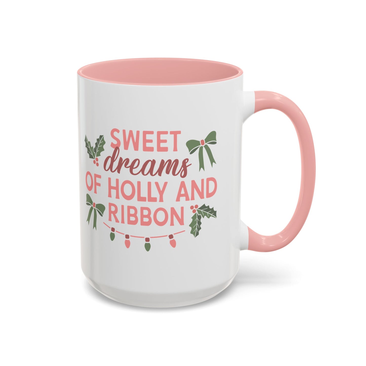 Holly and Ribbon Coffee Mug