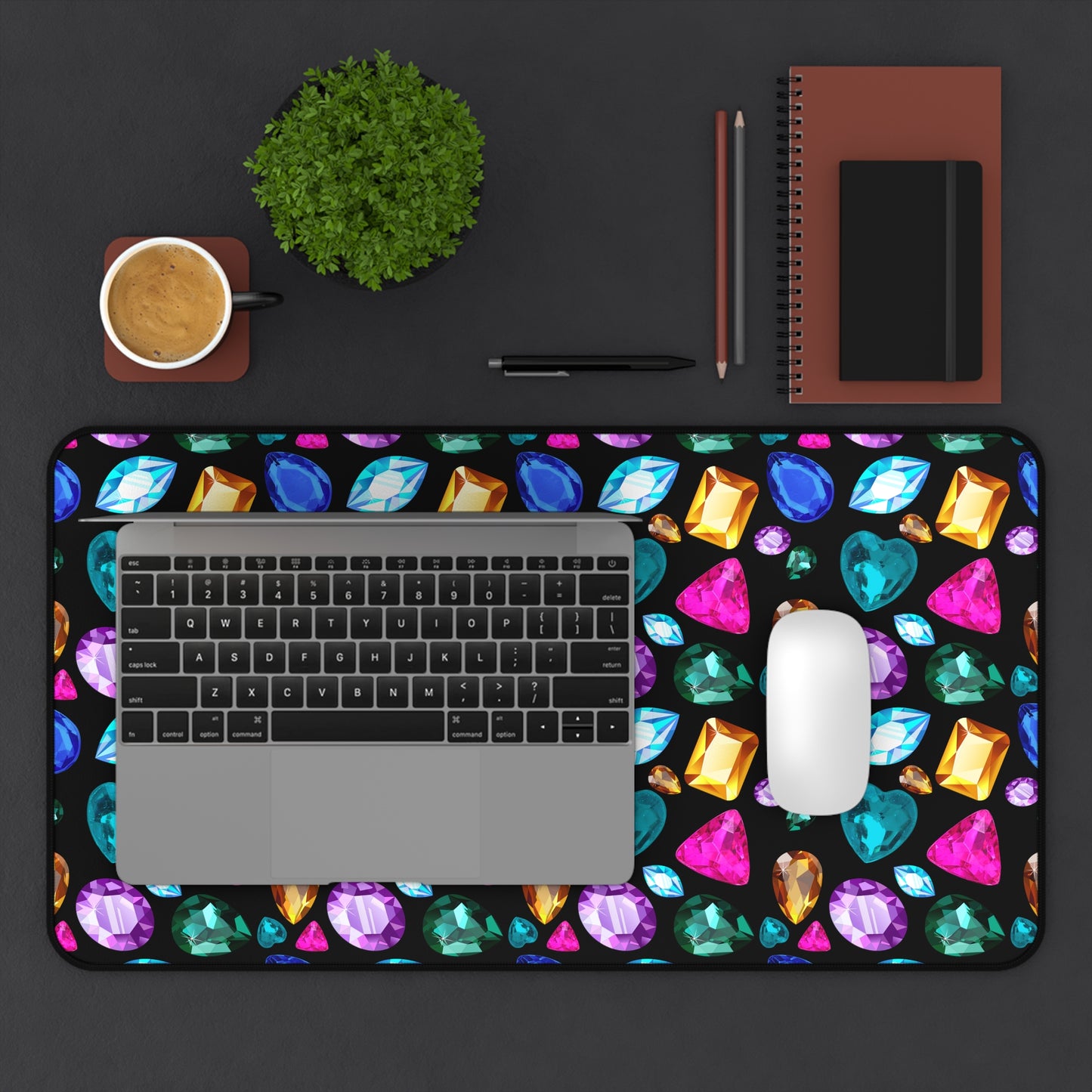 Bejeweled Desk Mat