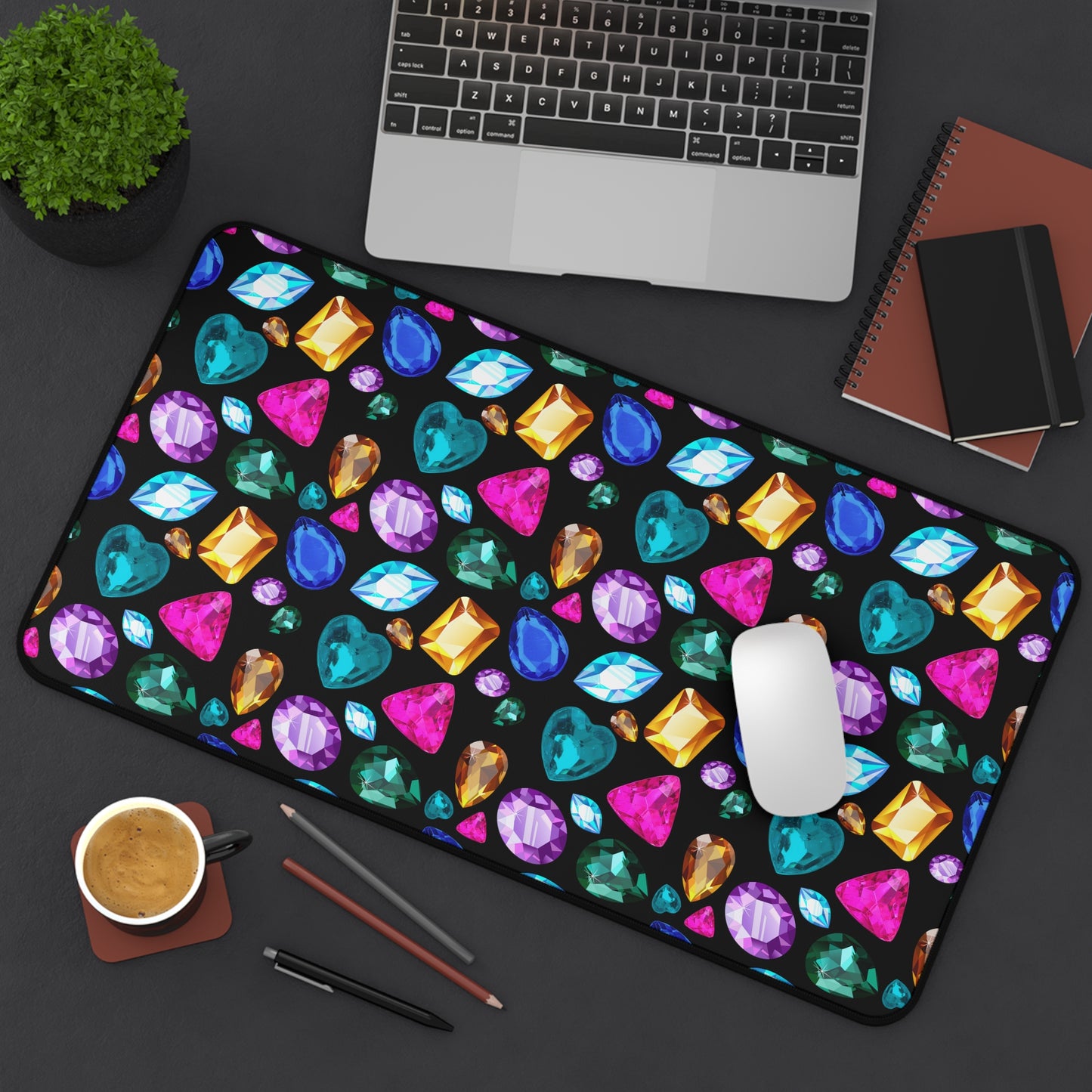 Bejeweled Desk Mat