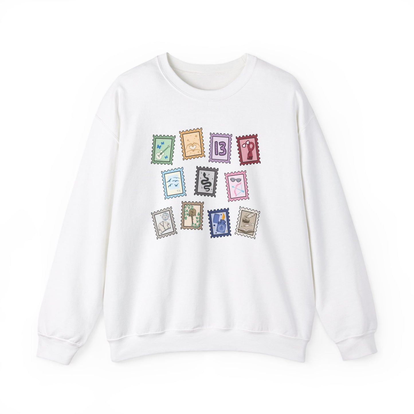 Subtle Eras Stamps Crewneck Sweatshirt