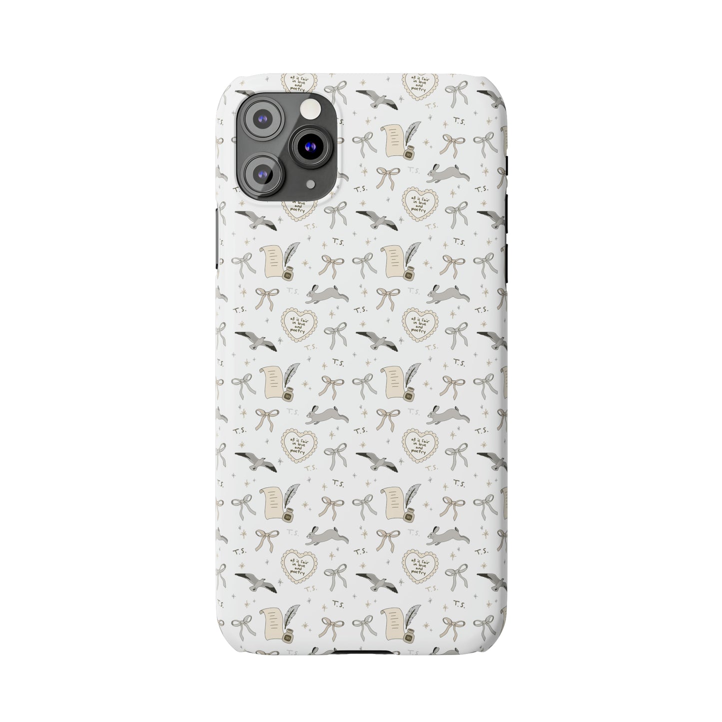 Love and Poetry Slim Phone Case