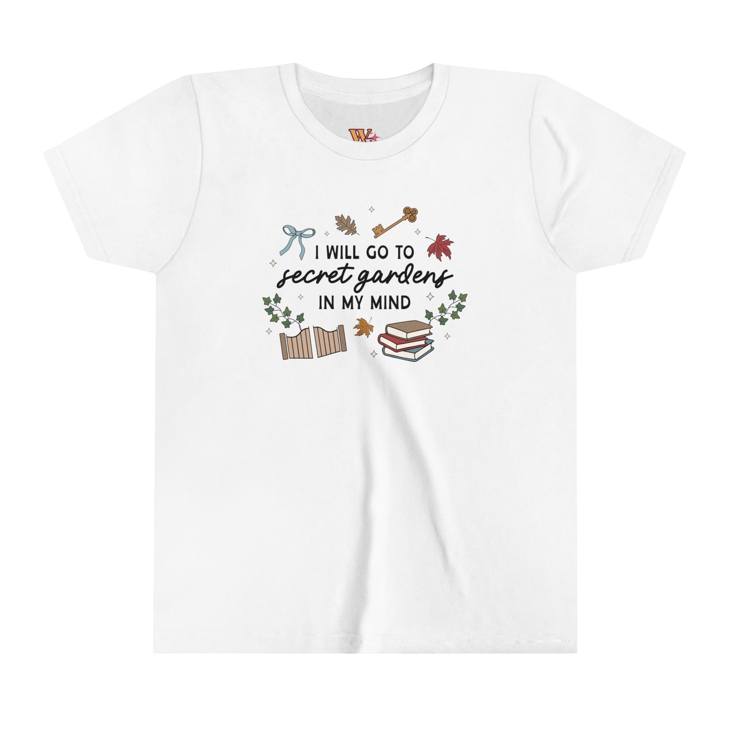 Secret Gardens In My Mind - Youth Short Sleeve Tee