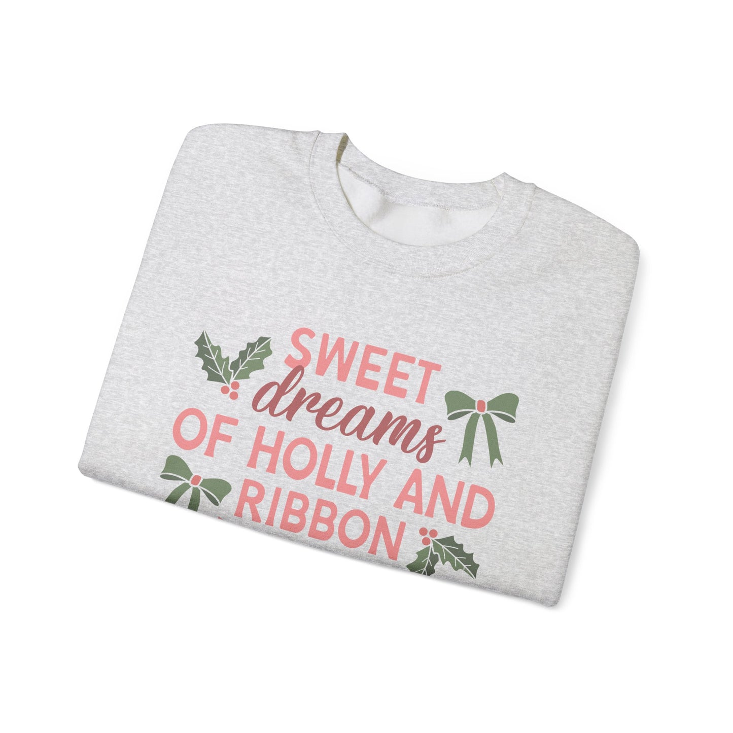 Holly and Ribbon Crewneck Sweatshirt