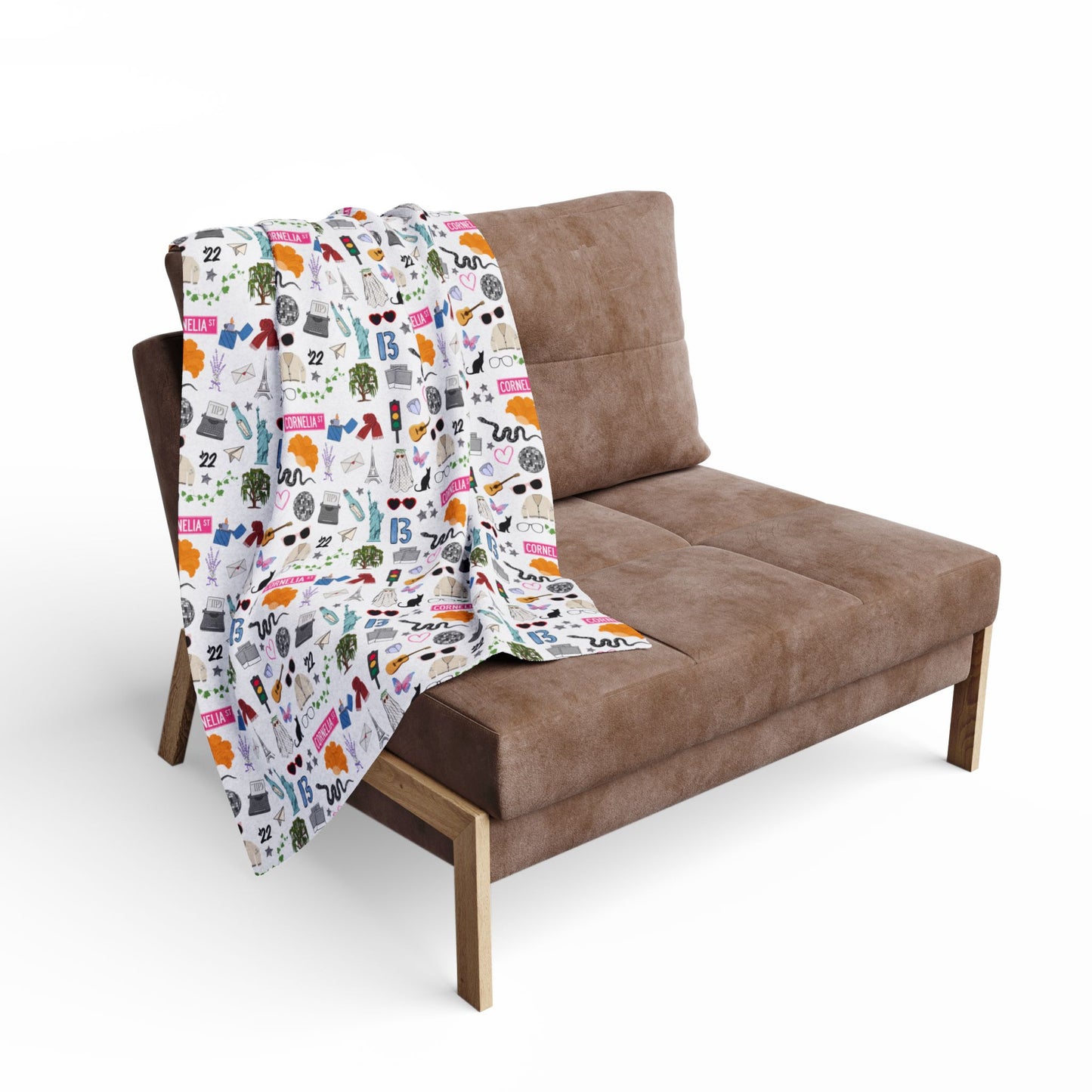Iconic Eras Arctic Fleece Blanket - Dazzling White