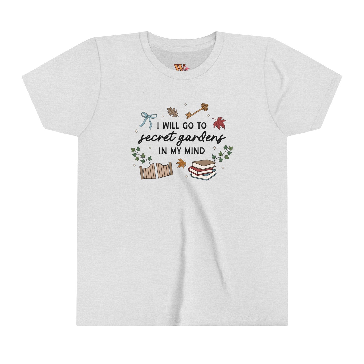 Secret Gardens In My Mind - Youth Short Sleeve Tee