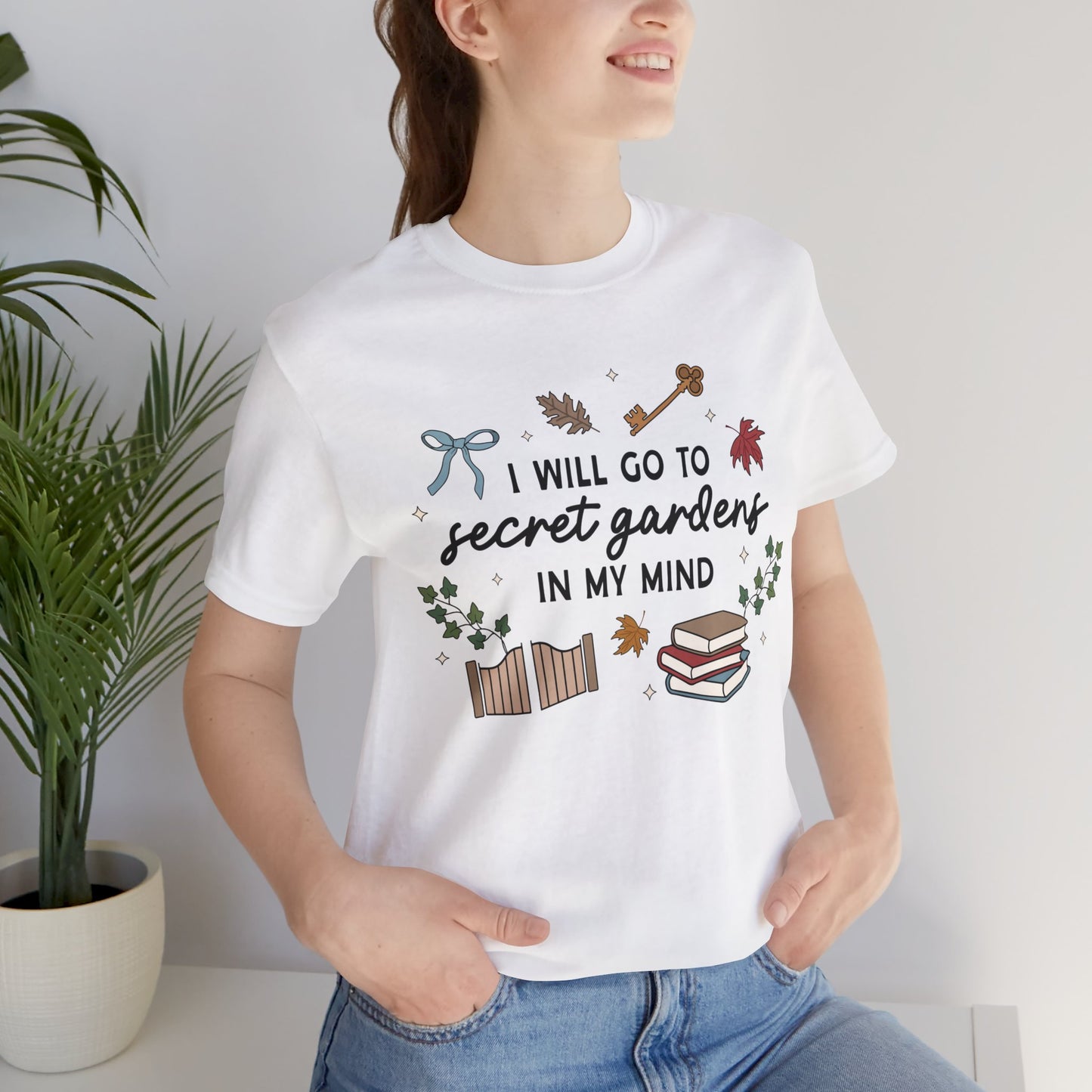 Secret Gardens In My Mind Unisex Jersey Short Sleeve Tee