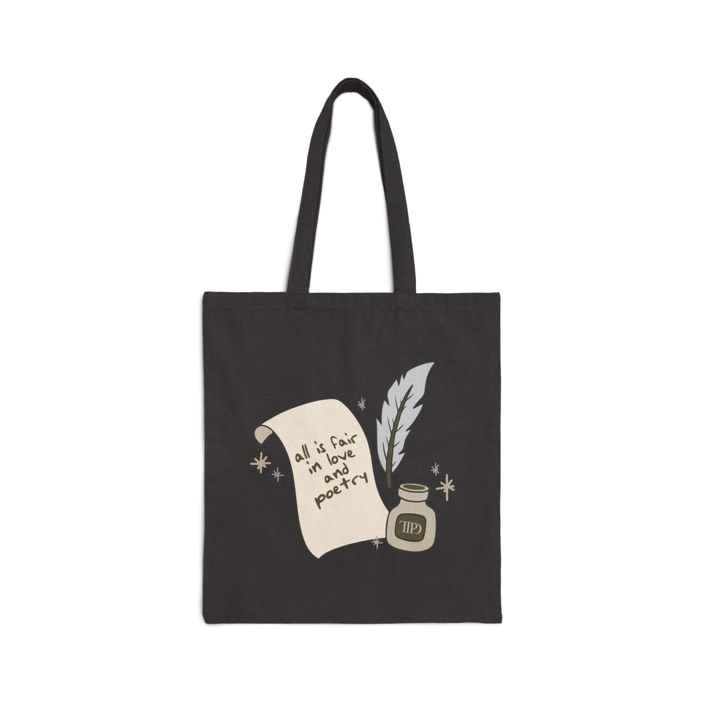 All is Fair in Love and Poetry Cotton Canvas Tote Bag