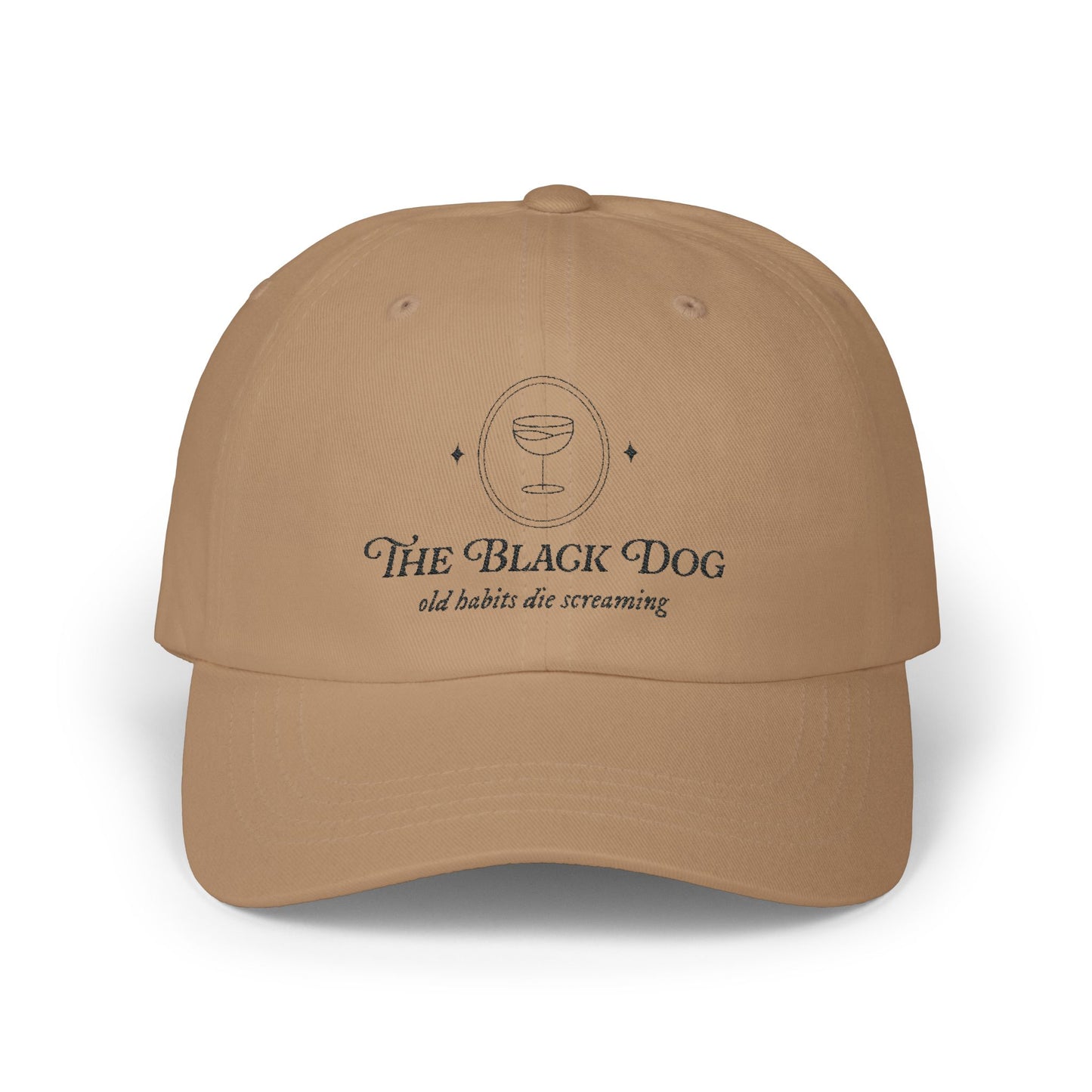 The Black Dog Embroidered Dad Hat