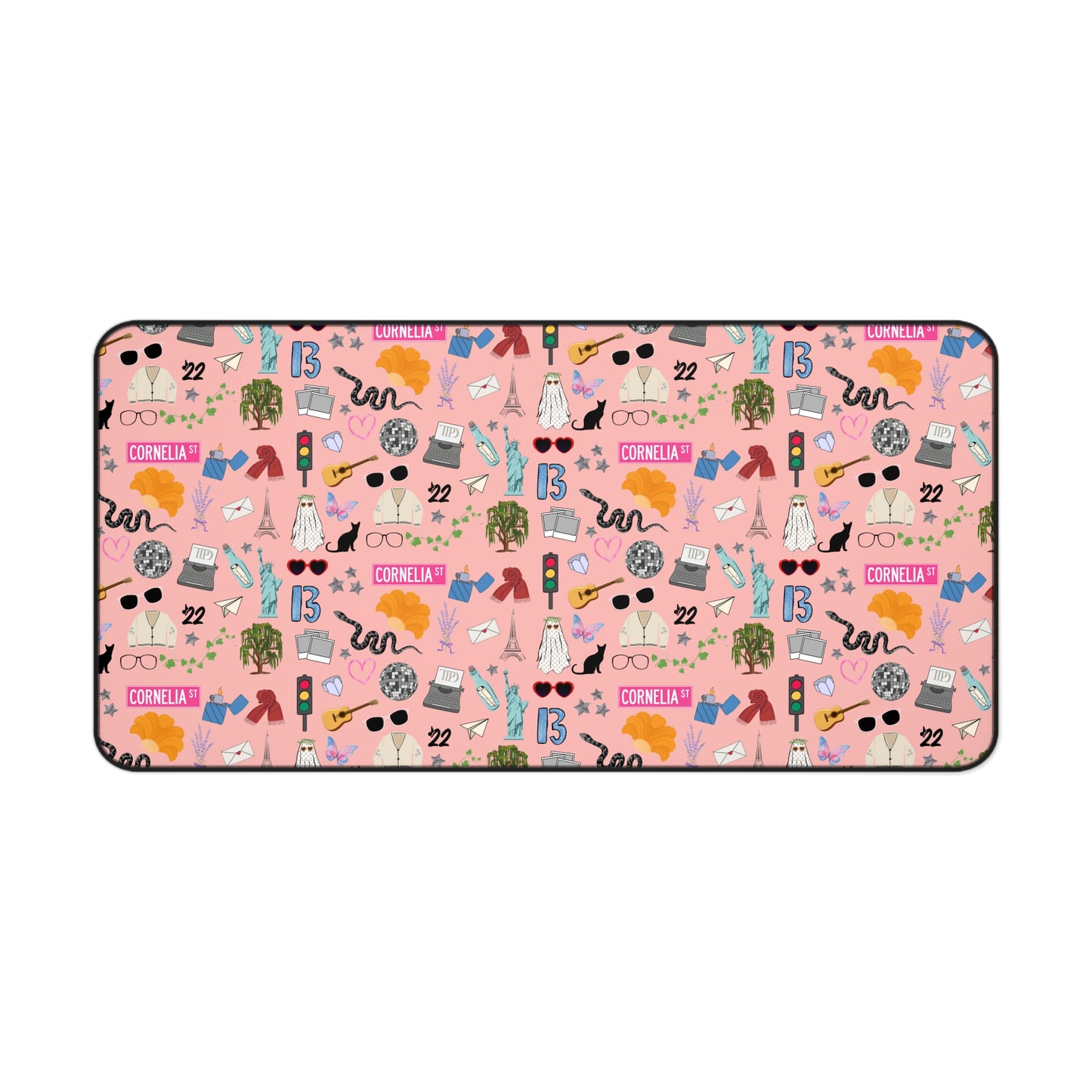 Iconic Eras Desk Mat - Showgirl Rouge