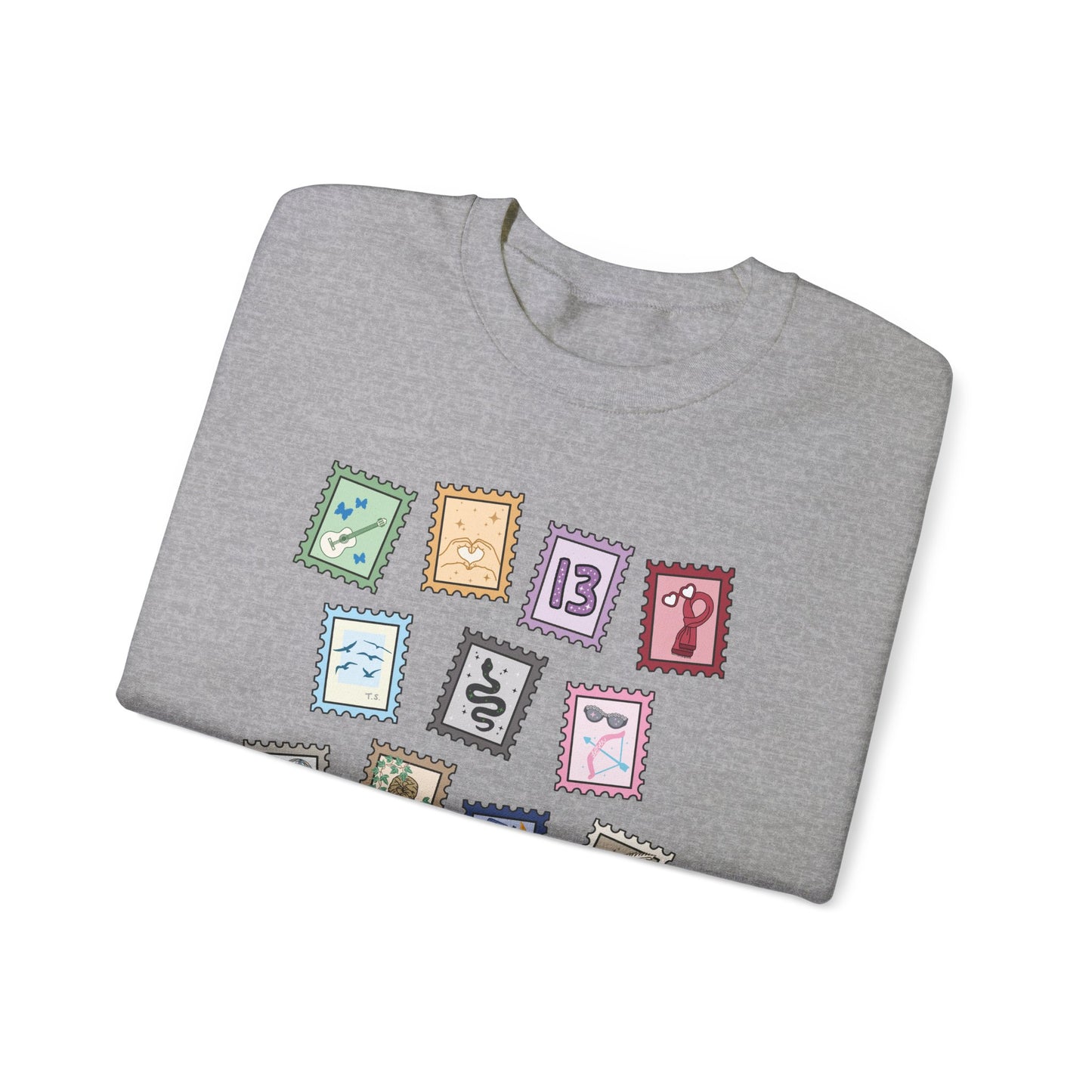 Subtle Eras Stamps Crewneck Sweatshirt