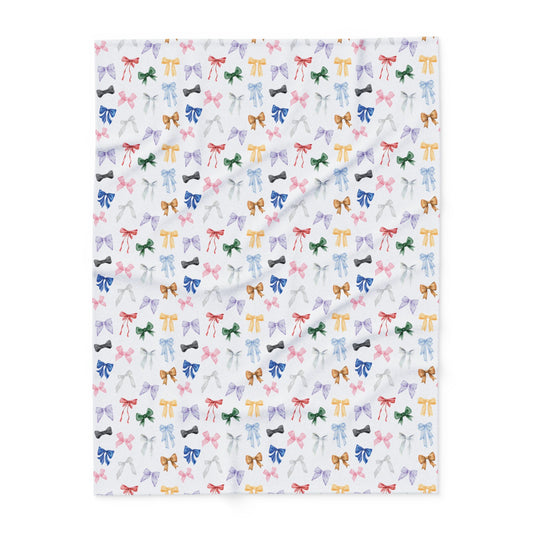 Eras Coquette Bows Arctic Fleece Blanket