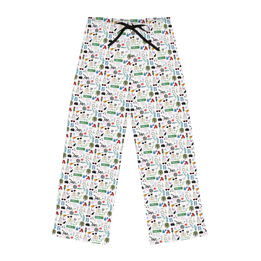 Iconic Eras Women's Pajama Pants - White Horse White