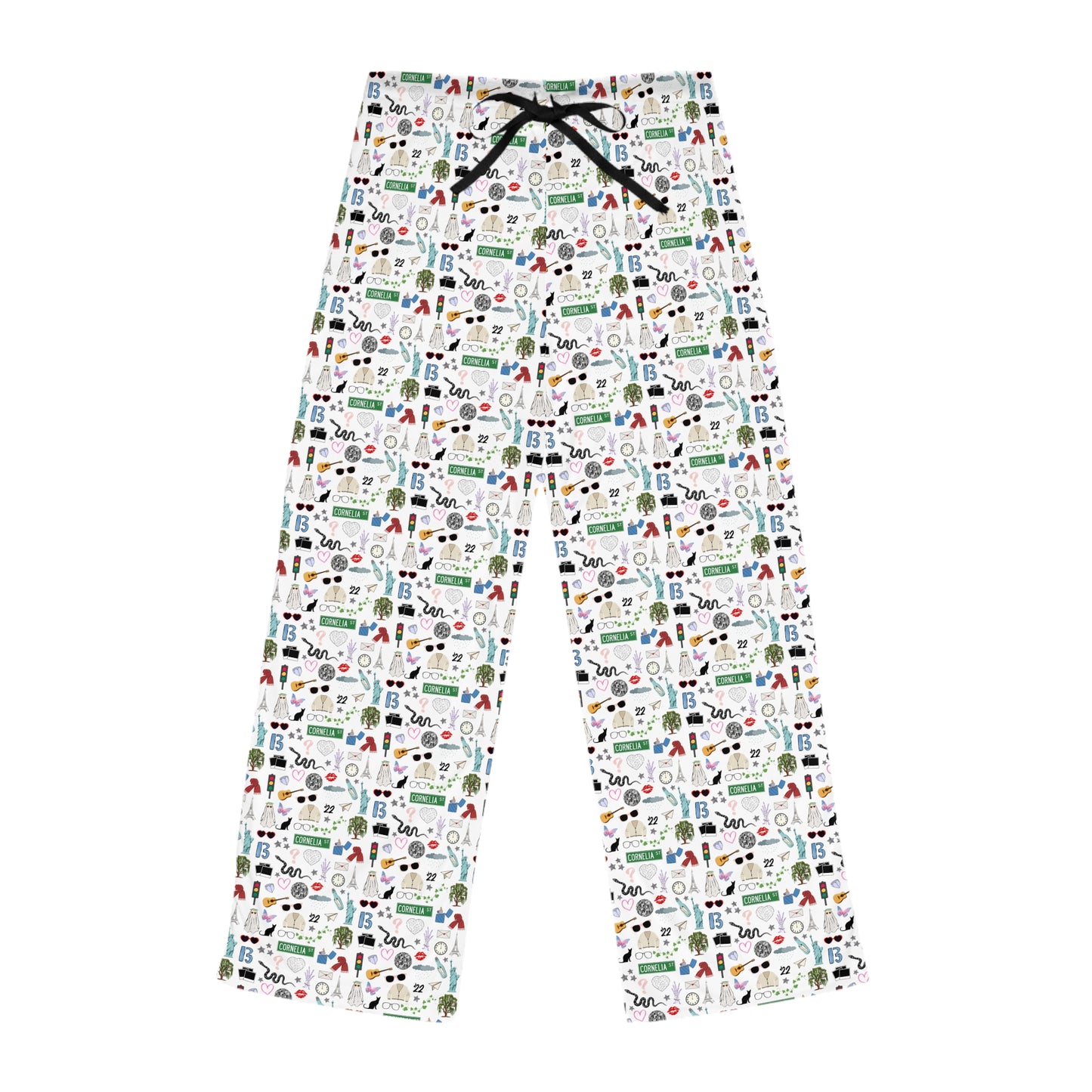 Iconic Eras Women's Pajama Pants - White Horse White