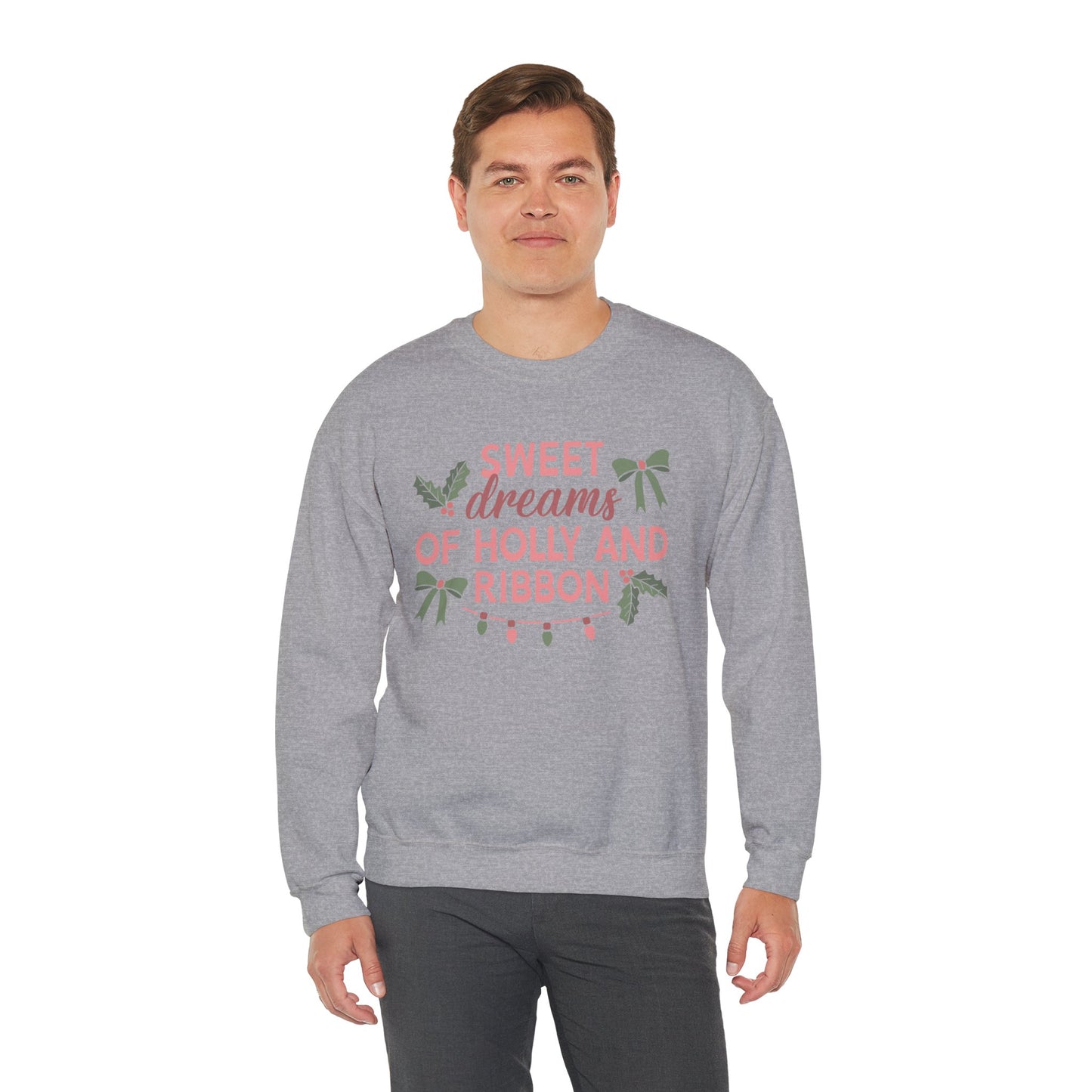 Holly and Ribbon Crewneck Sweatshirt