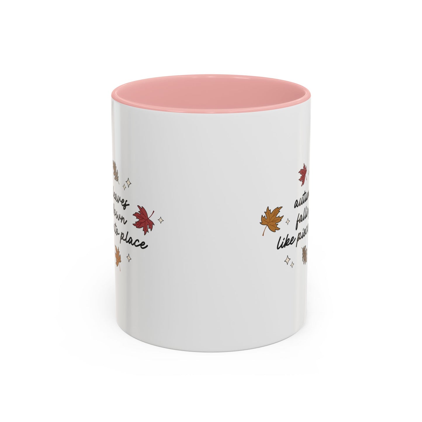 Autumn Leaves Falling Down Coffee Mug, 11oz