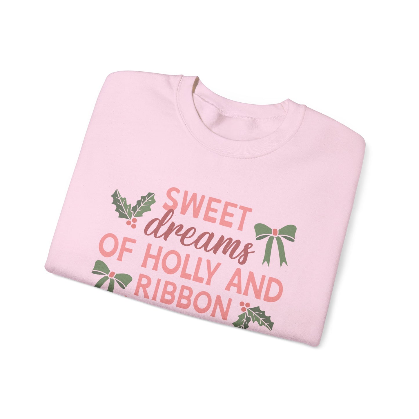 Holly and Ribbon Crewneck Sweatshirt