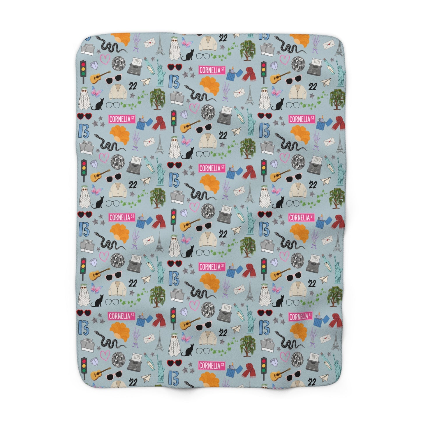 Iconic Eras Sherpa Fleece Blanket - Opalite