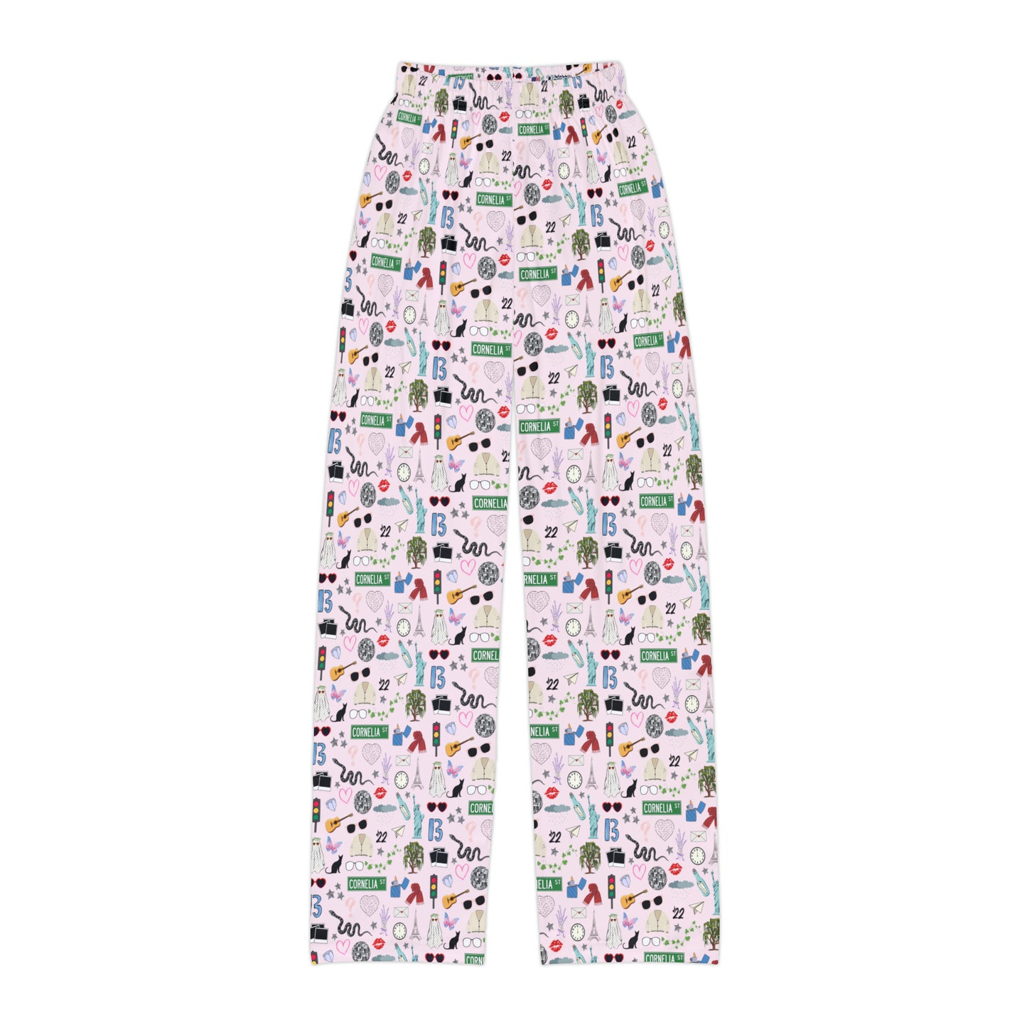 Iconic Eras Kids Pajama Pants - Lover Pink