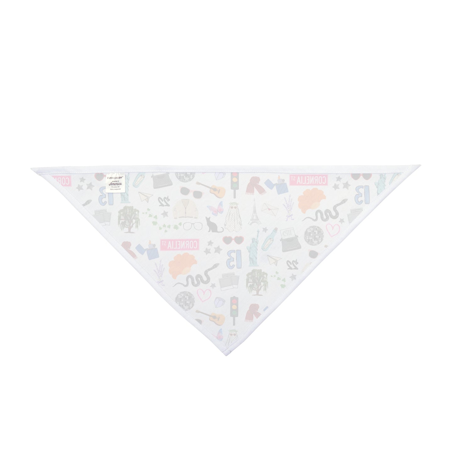 Iconic Eras Dog Bandana - Dazzling White