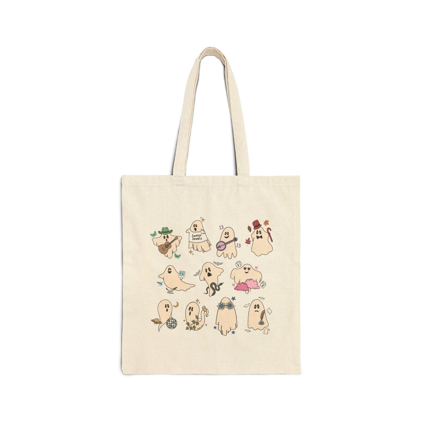 Eras Ghosts Cotton Canvas Tote Bag