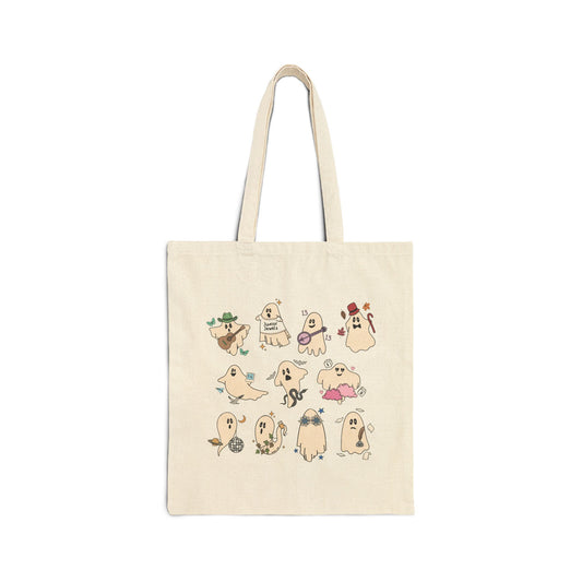 Eras Ghosts Cotton Canvas Tote Bag