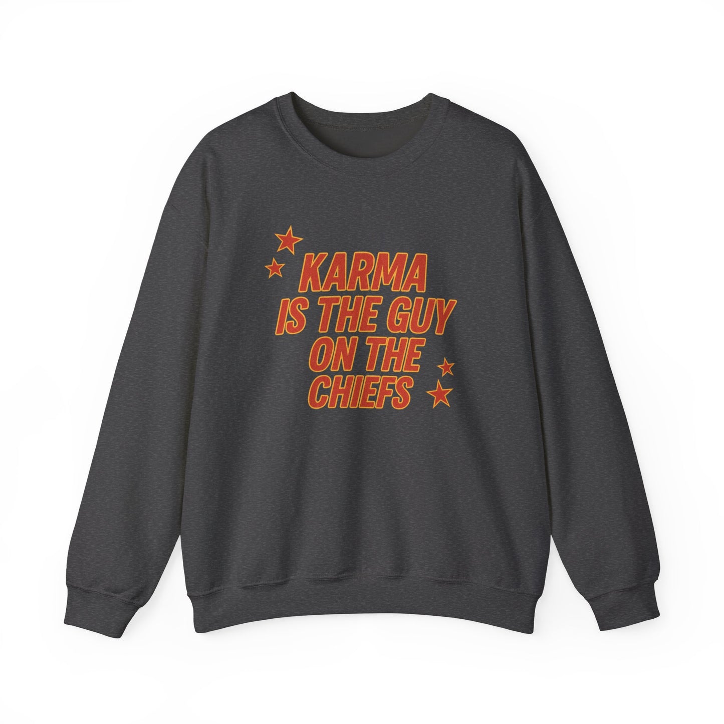 Guy on The Chiefs Crewneck Sweatshirt