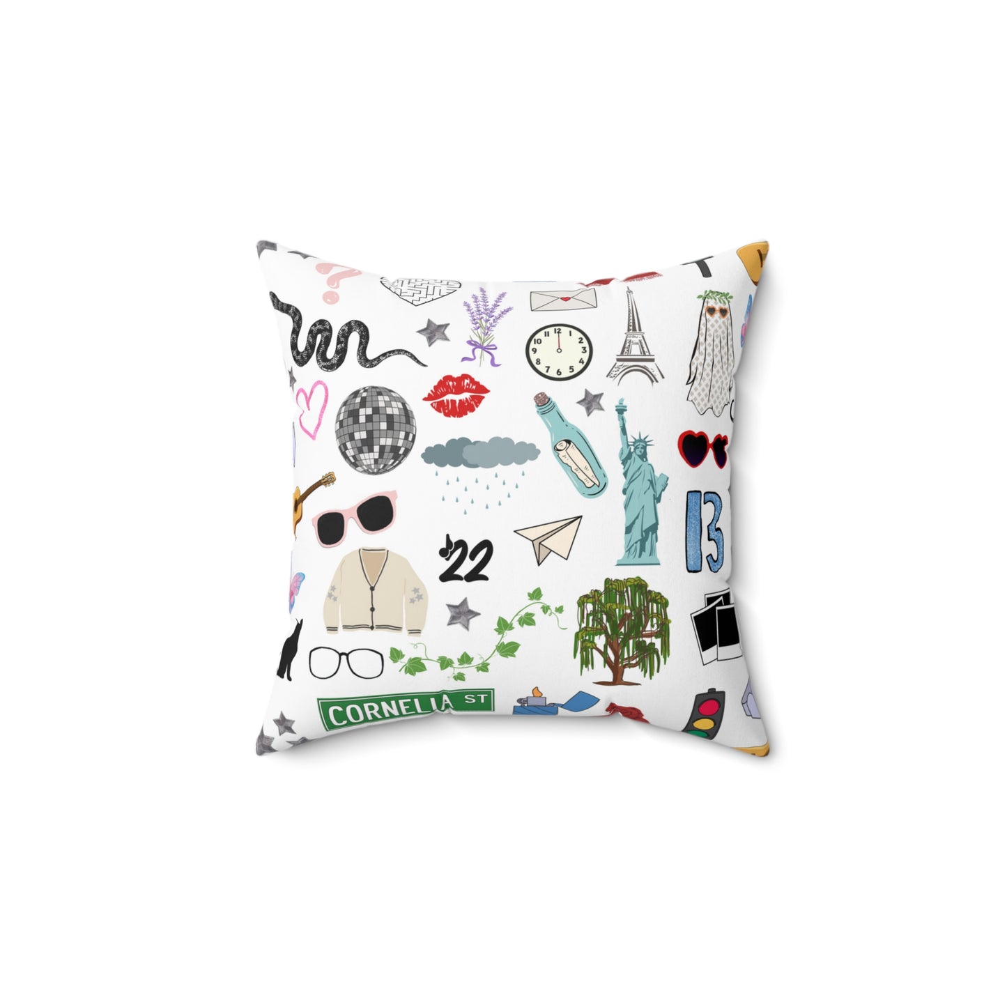 Iconic Eras Square Pillow