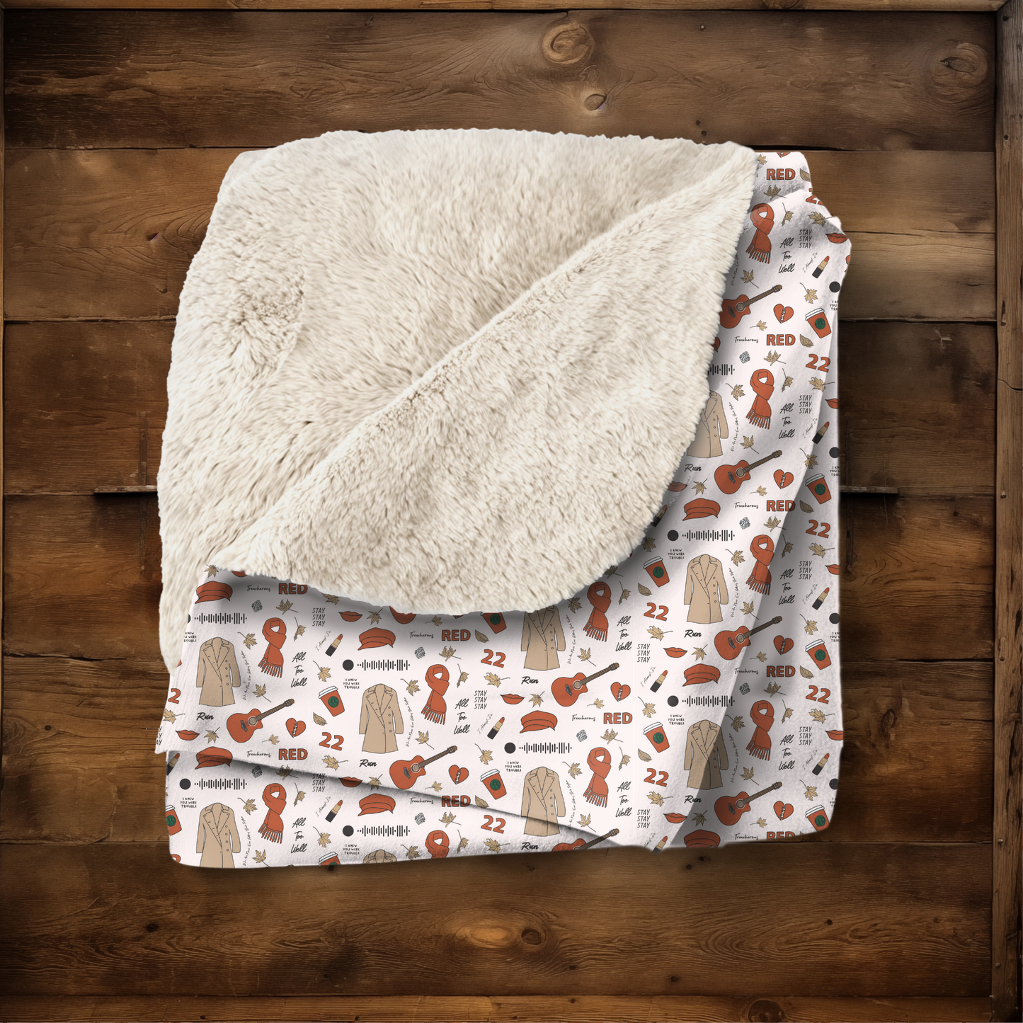 Florida!!! Sherpa Fleece Blanket