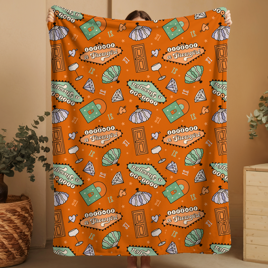 Showgirl Era Velveteen Plush Blanket